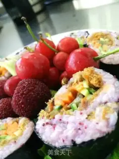 Make Yang Mei Sushi step 8