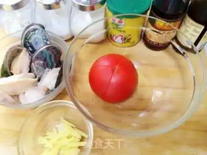 Make Tomato abalone step 0