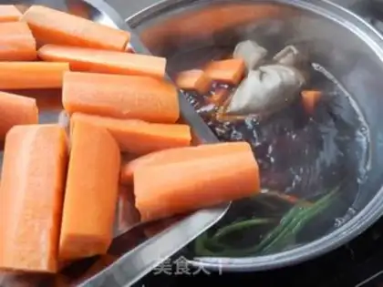 Make Meat carrots step 8