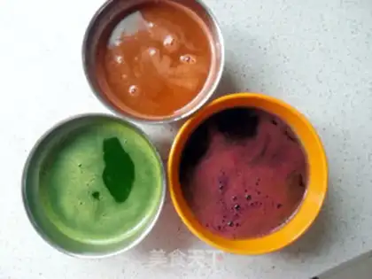 Make Colored vegetable butterflies step 0
