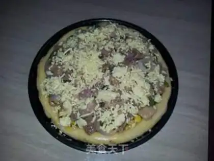 Make Skinny corn pepper pizza step 4