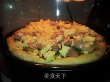 Make Skinny corn pepper pizza step 5