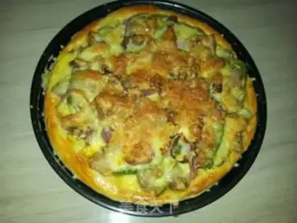 Make Skinny corn pepper pizza step 6