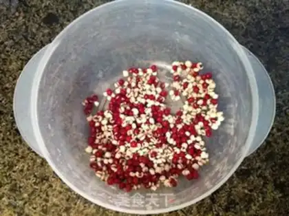 Make Red bean rice step 1
