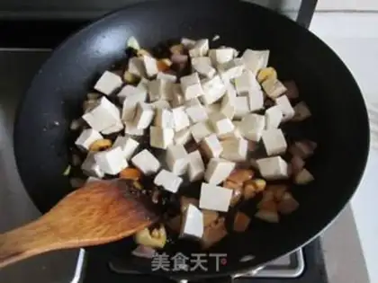 Make Spicy tofu step 3