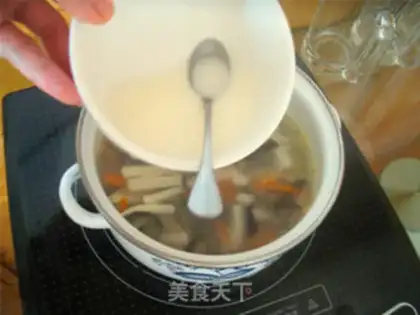 Make Tofu eggs soup step 5
