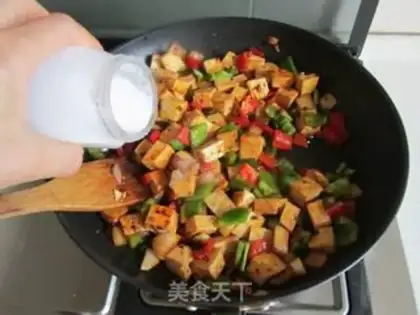 Make Spicy tofu step 6
