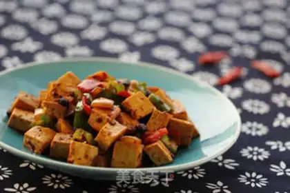 Make Spicy tofu step 7