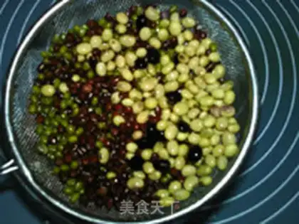 Make Three bean-drink step 1