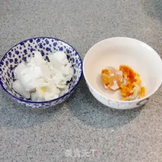 Make Salted eggs and tofu step 2