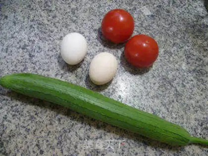 Make Tomato silk omelet soup step 0