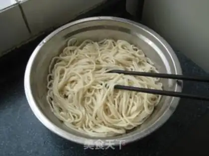 Make Soy sauce, noodle step 1