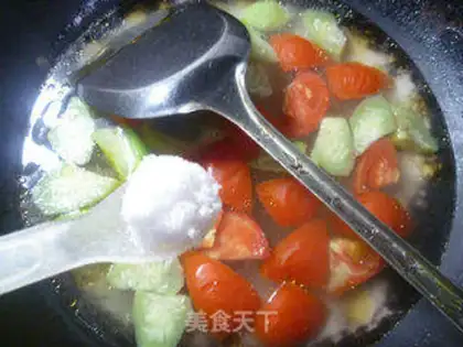 Make Tomato silk omelet soup step 10