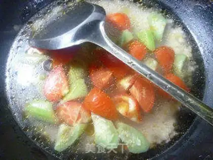 Make Tomato silk omelet soup step 12