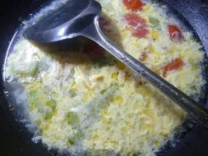 Make Tomato silk omelet soup step 14