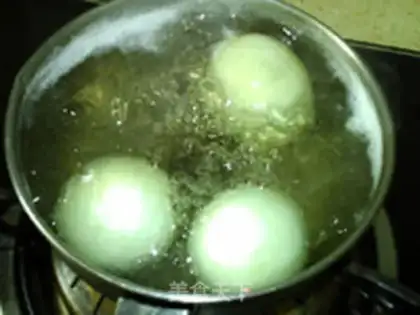 Make Barbecue duck eggs step 12