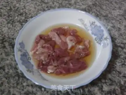 Make Garlic meat step 1