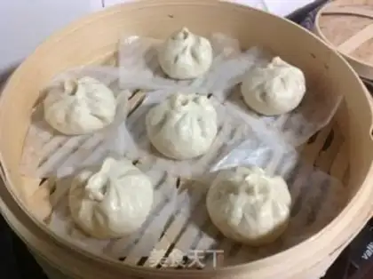Make Fresh meat buns step 4