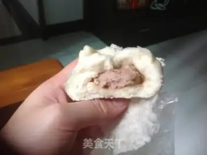 Make Fresh meat buns step 6