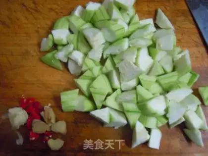 Make The silkmelon fried the rainbow step 1