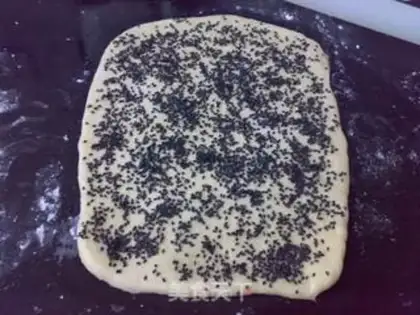 Make Twisted sesame toast step 7