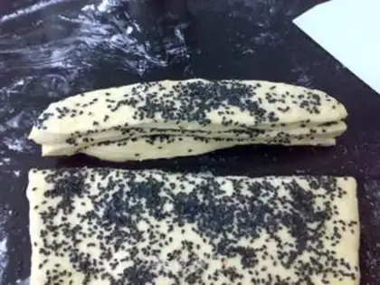 Make Twisted sesame toast step 9