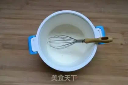 Make Coconut gold cake step 1