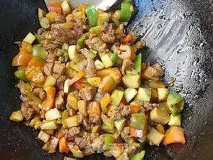 Make White meat for noodles step 9