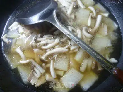 Make Crab fungus soup step 12