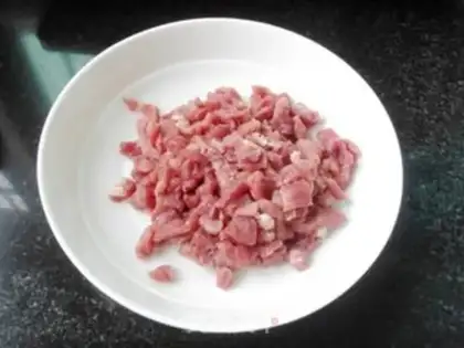 Make Beef beans step 1