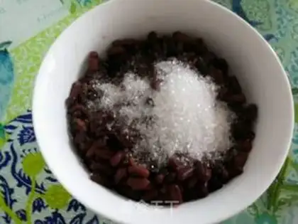Make Red bean rice cake step 2