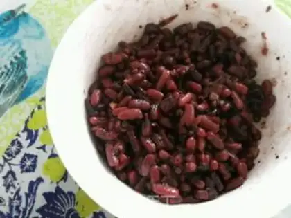Make Red bean rice cake step 3