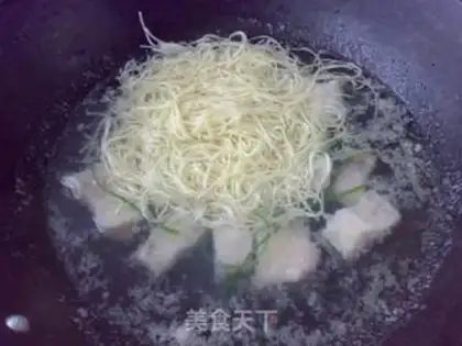 Make Fish noodles step 4