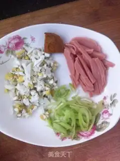 Make Duck and ham and rice step 2