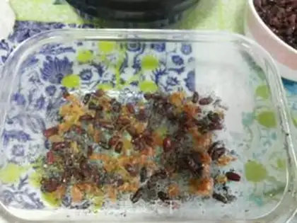 Make Red bean rice cake step 7