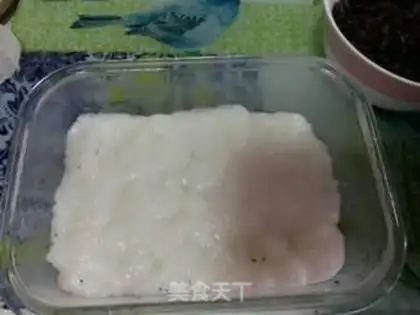 Make Red bean rice cake step 8