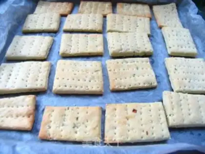 Make Onion milk salt soda cookies step 14