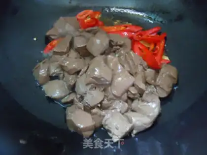 Make Spicy duck blood step 5
