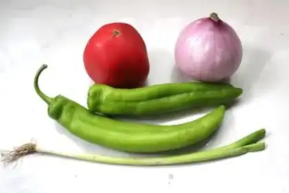 Make Pepper fried tomatoes step 0