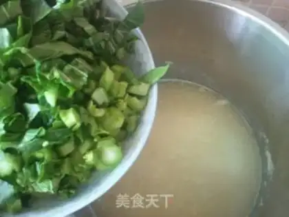 Make Porridge with fresh soup step 7