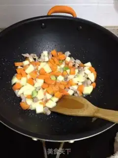 Make Peas and potatoes and carrots step 3