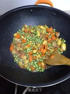 Make Peas and potatoes and carrots step 5