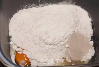 Make Flower bread step 1
