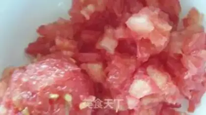 Make Tomato egg dumplings step 0