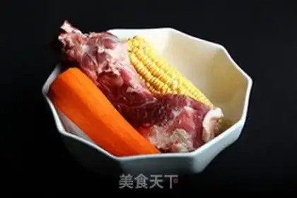 Make Corn radish soup step 0