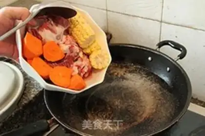 Make Corn radish soup step 2