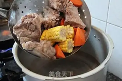 Make Corn radish soup step 3