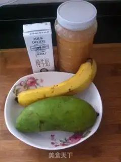 Make Mango banana shake step 0