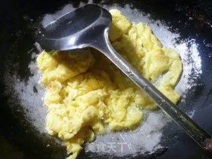 Make Egg and green noodles step 7