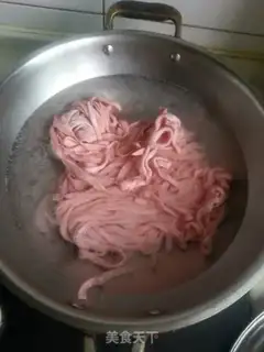 Make Colored cold noodles step 2